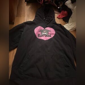 Kuromi heart hoodie